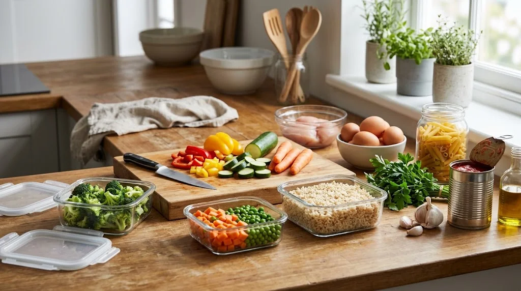 Simple meal preparation for easy weeknight dinners